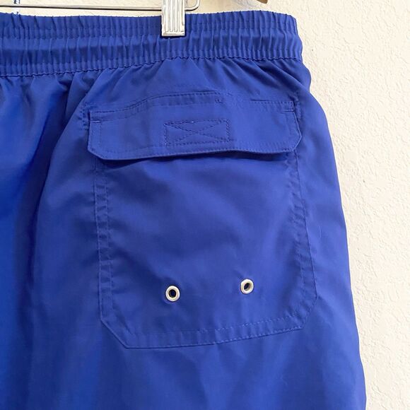 Brooks Brothers Mens Swim Trunks Royal Blue Size: XXL Slash Back Pockets - Picture 7 of 10
